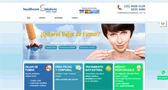 Desktop Screenshot of healthcaresolutions.com.mx